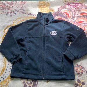 Kids Columbia UNC Fleece Zip-Up